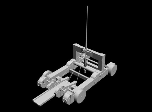 onager 3d model - Onager by Sjors boomschors